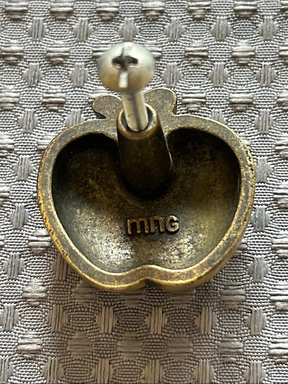 Brass Apple Decorative Accent Pieces - Set of 8